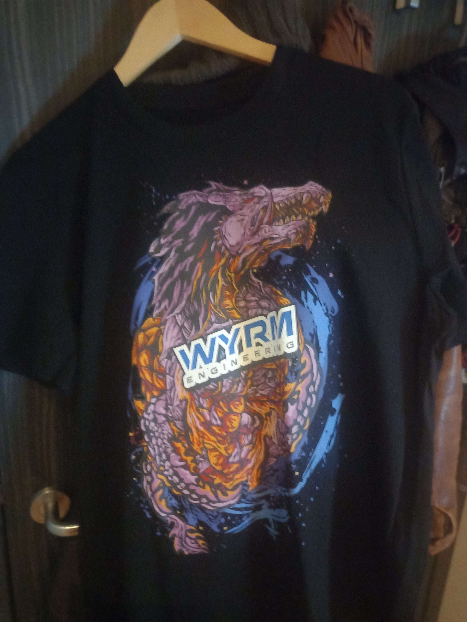 wyrm dragonhead anime themed unisex organic cotton