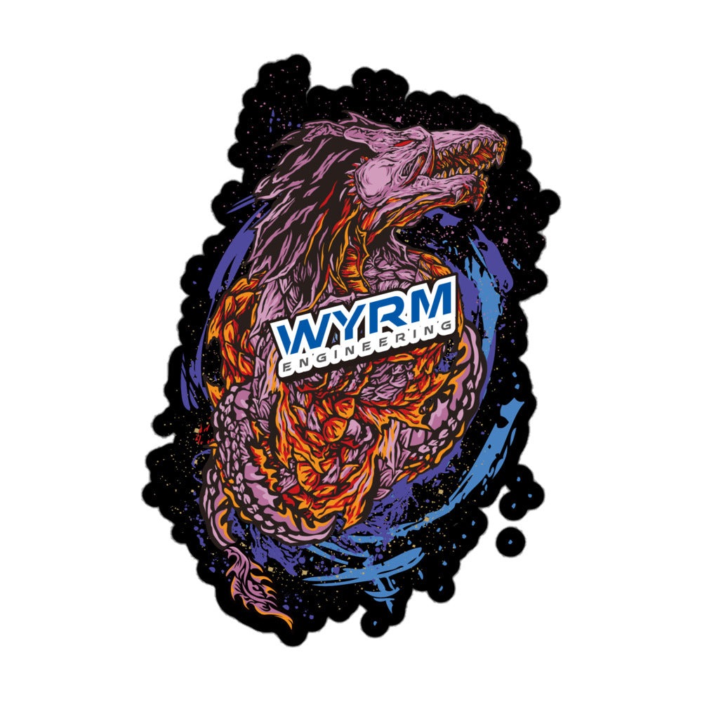 Wyrm dragonhead vinyl sticker