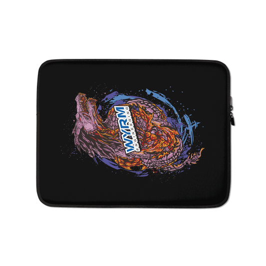 Wyrm Engineering anime dragonhead zipped Laptop protective Sleeve