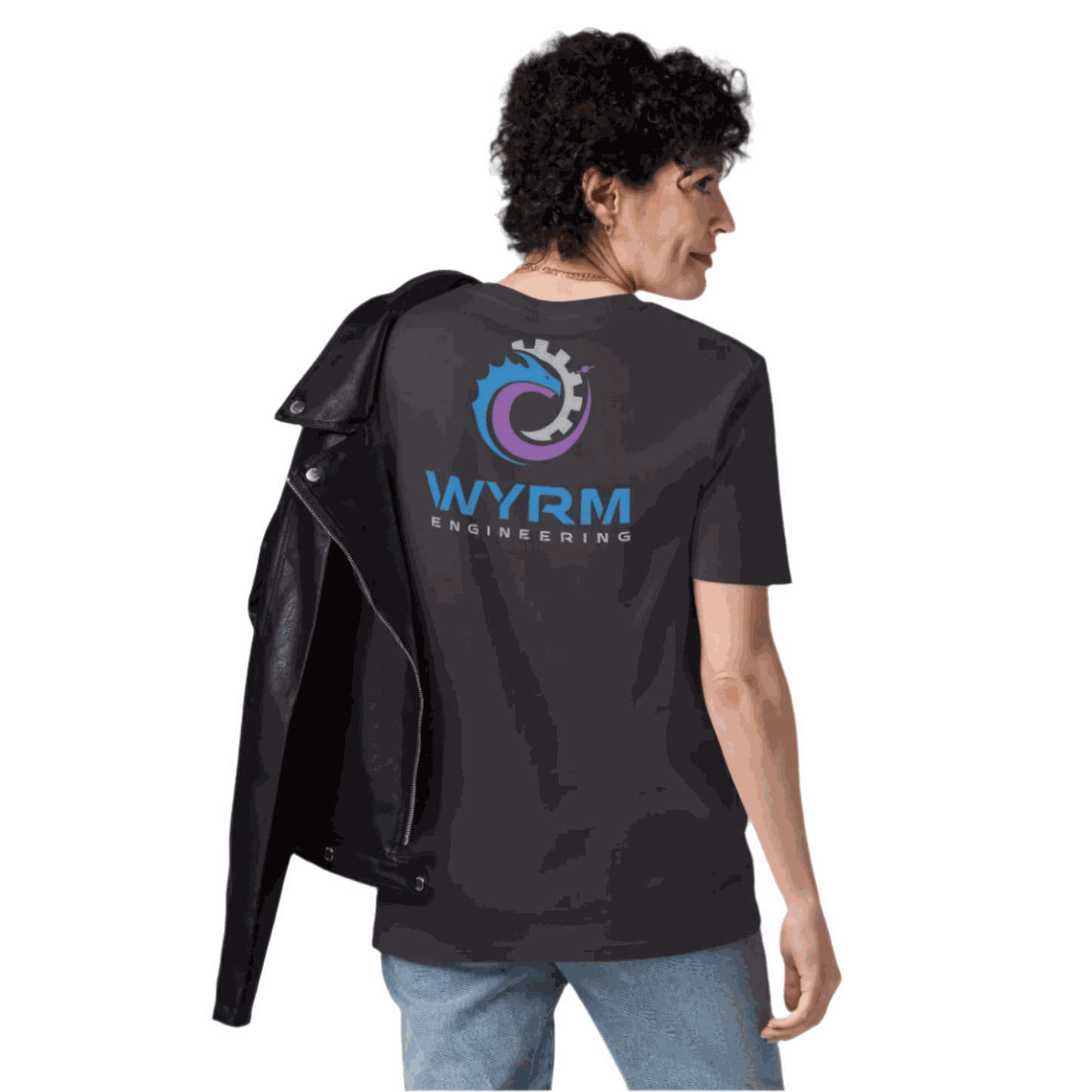 wyrm dragonhead anime themed unisex organic cotton