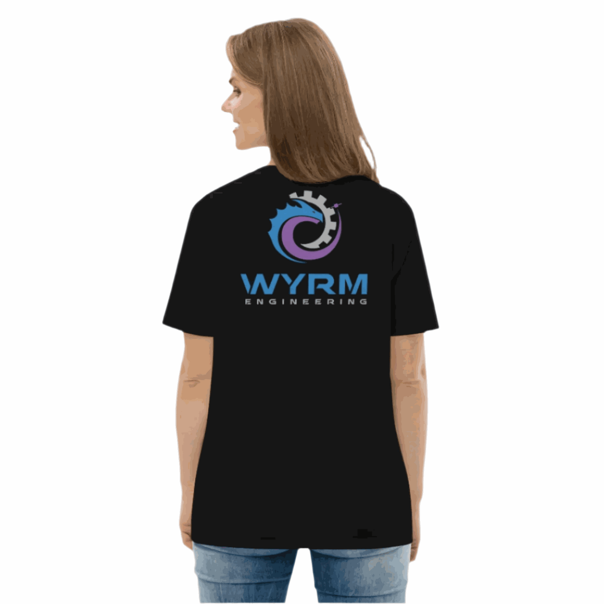 wyrm dragonhead anime themed unisex organic cotton