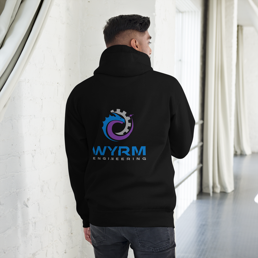 wyrm engineering logo unisex hoodie