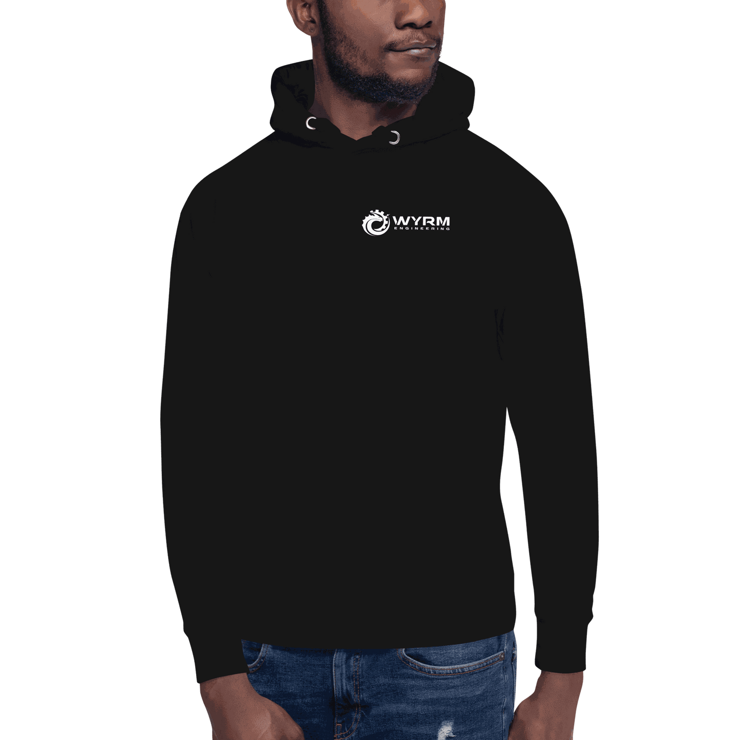 wyrm engineering logo unisex hoodie