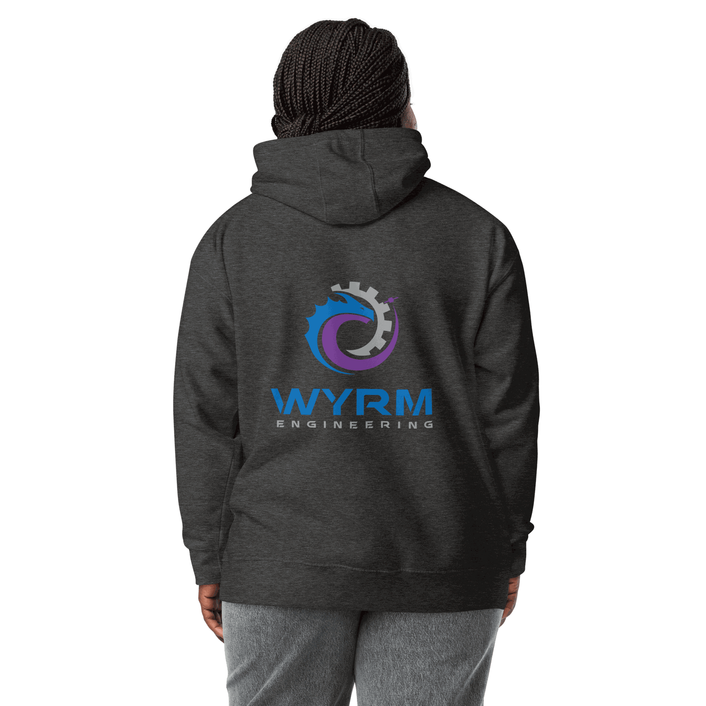 wyrm engineering logo unisex hoodie