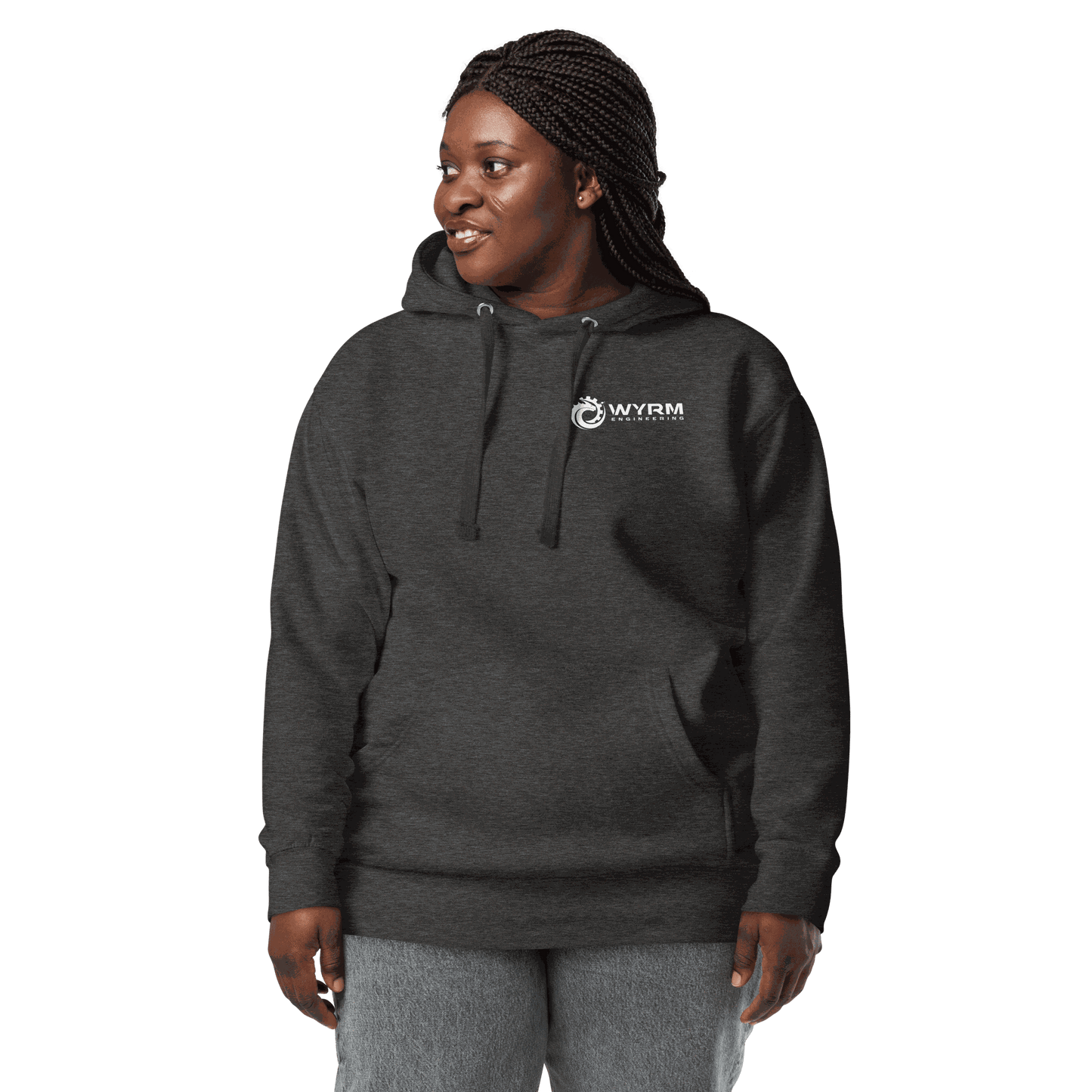 wyrm engineering logo unisex hoodie