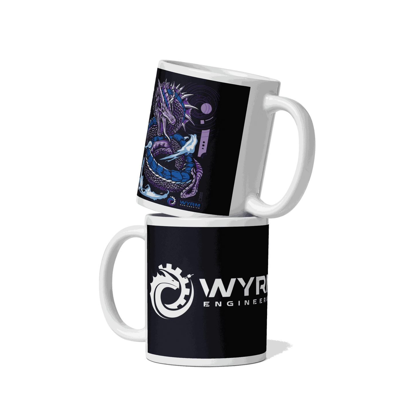 wyrm flame dragon coffee mug