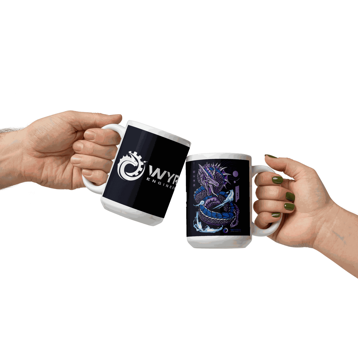 wyrm flame dragon coffee mug