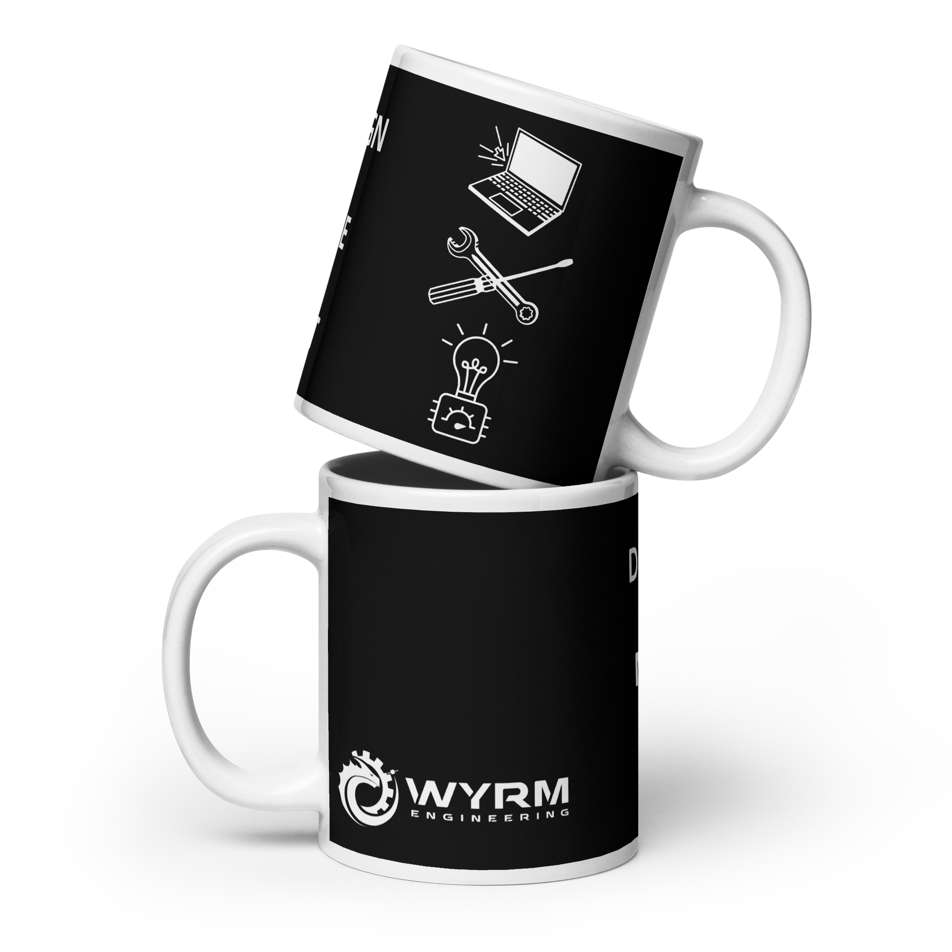 Design Make Test office coffee drinking mug for mechanical engineers